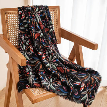 Women’s Classic Cashmere-Feel Scarf – Cozy, Fashionable & Versatile