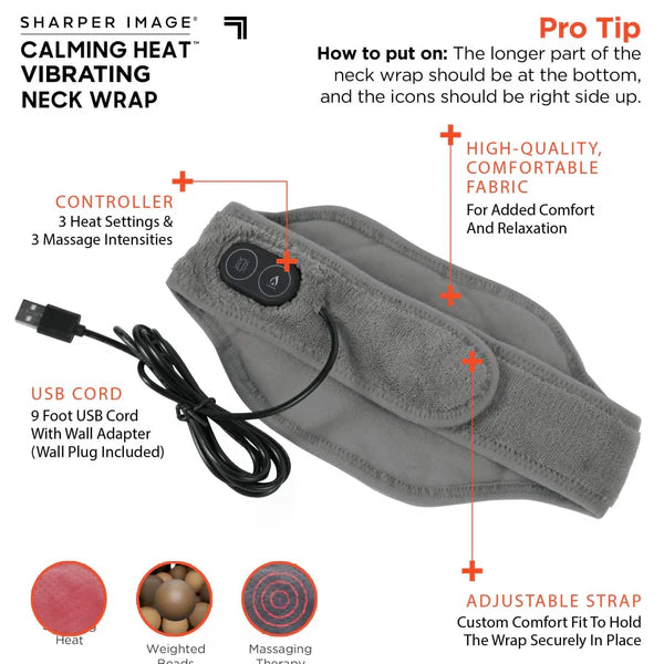 Calm Heat Neck Wrap – Soothing Warm Therapy & Pain Relief | Hala Grace