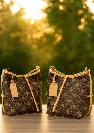 Trendy Designer-Inspired Tote with Monogram