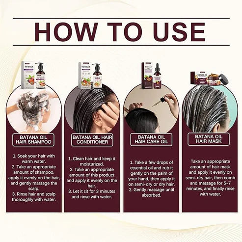 EELHOE - Batana Oil Hair Care Set (Original) – Natural Hair Repair & Growth | Hala Grace