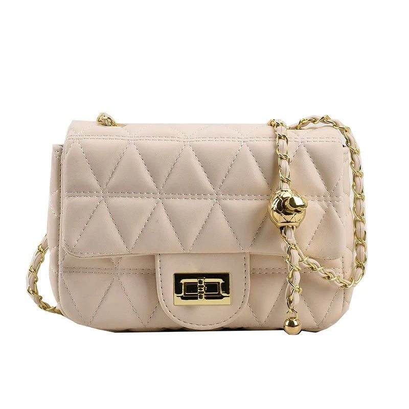 Women’s Diamond Pattern Chain Bag – Elegant Crossbody Handbag | Hala Grace