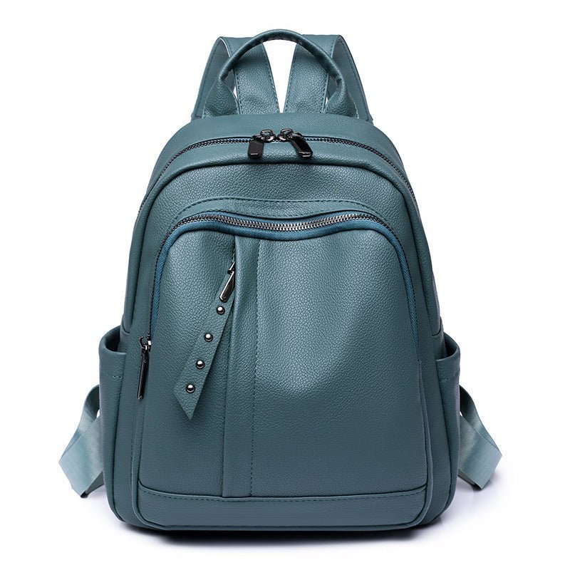 Women’s PU Leather Backpack – Waterproof & Large Capacity | Hala Grace