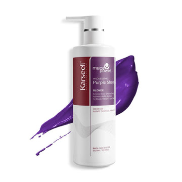 Maca Power Essence Purple Shampoo – Anti-Brass & Color Care | Hala Grace