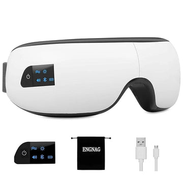 Bluetooth Eye Massager – Heat, Vibration & Music Relaxation | Hala Grace