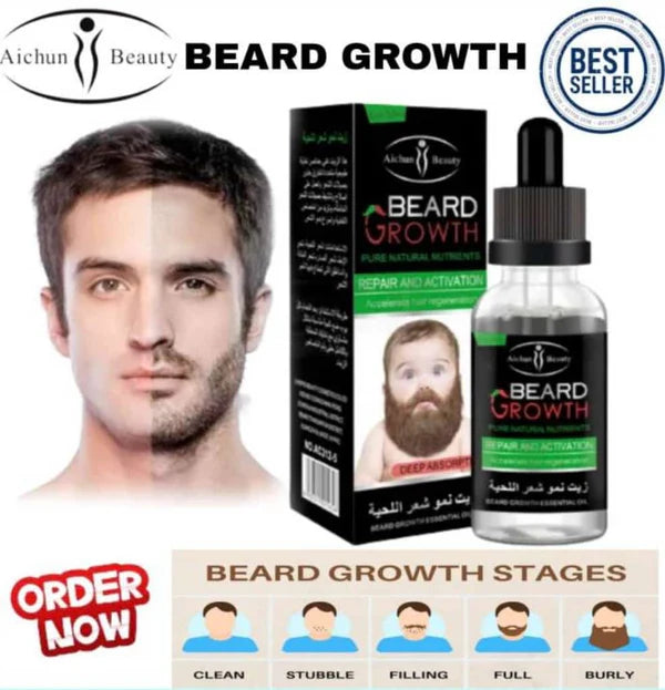 Premium Natural Beard Oil – Smooth & Fuller Beard | Hala Grace