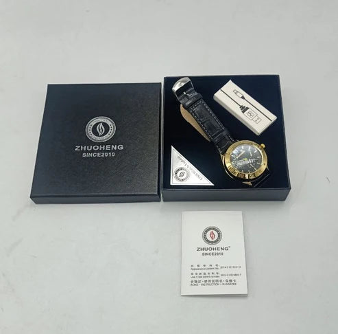 New Military USB Lighter Watch for Men – Rechargeable Waterproof Smart Watch | Hala Grace