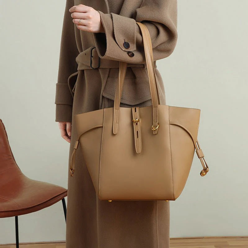Vintage Portable Genuine Leather Handbag