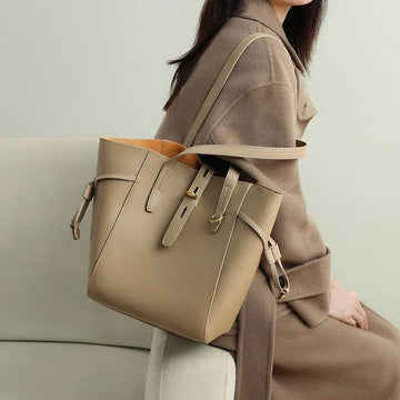 Vintage Portable Genuine Leather Handbag