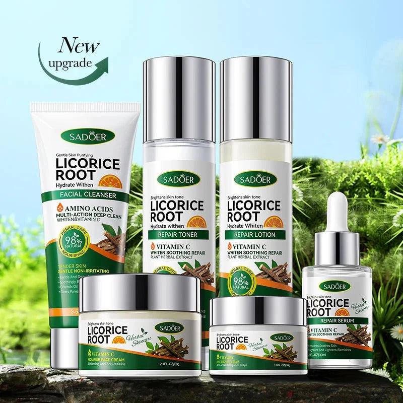 Sadoer Licorice Root Skin Care Set – Whitening & Even Tone | Hala Grace