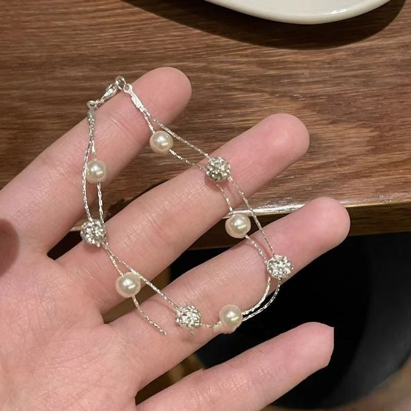 Fashionable Double-Layer Bracelet – Starry Design for Women | Hala Grace