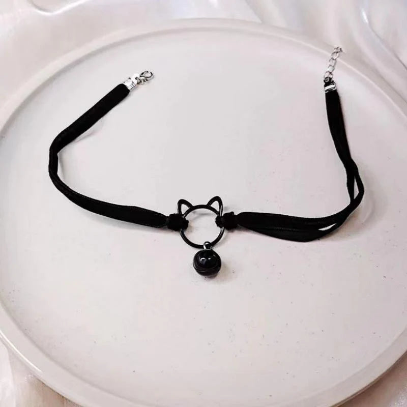 Dark Cat Pendant Necklace – Cute & Trendy Jewelry | Hala Grace