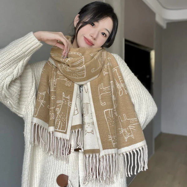Double-Sided Design – Two colors in one scarf for versatile styling!