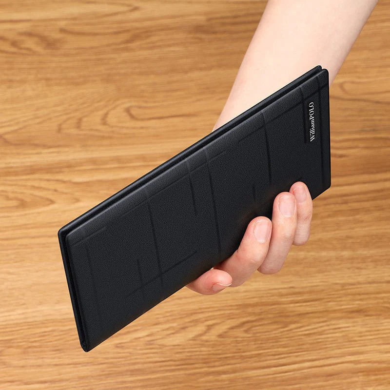 Men’s Cowhide Bifold Wallet – Slim Design & Multiple Card Holders | Hala Grace