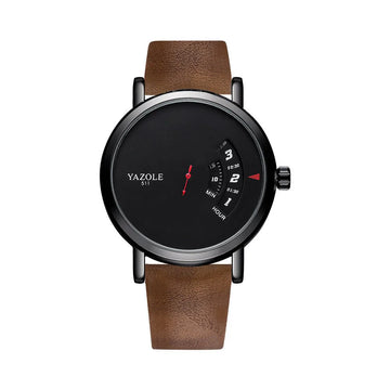 Classic Men’s Casual Watch – Waterproof Pointer & Number Display | Hala Grace