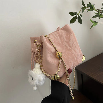 Trendy Women’s Crossbody Bag – Stylish Daily Handbag with Pendant | Hala Grace