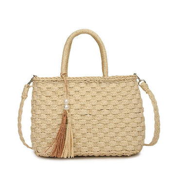 Women’s Woven Hand-Carrying Bag – Lightweight Fashion Tote | Hala Grace