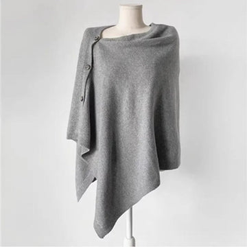 Women’s Wool Cape Scarf – Elegant Winter Wrap | Hala Grace