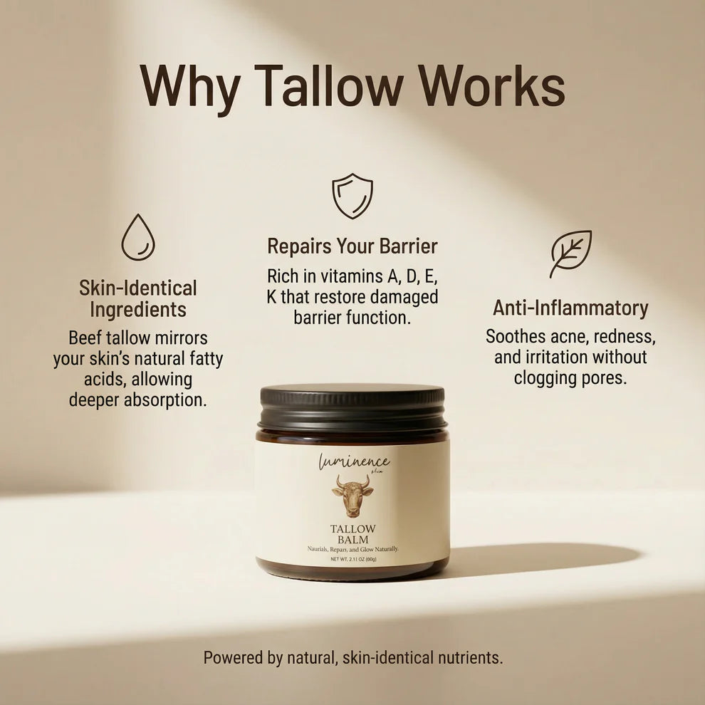 Grass-fed beef tallow balm