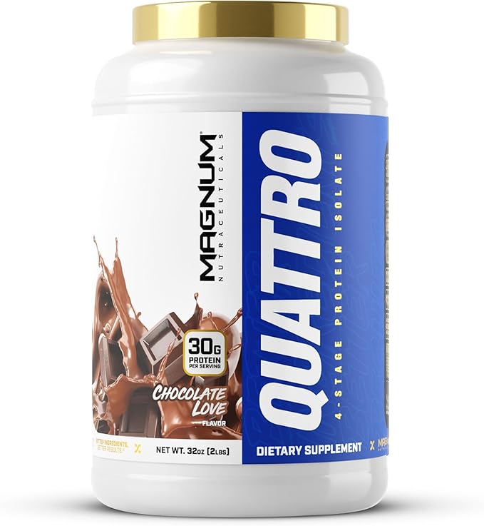 Magnum Quattro Protein Isolate – 4-Stage Premium Whey Blend | Hala Grace