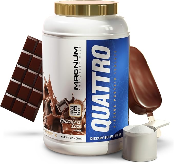 Magnum Quattro Protein Isolate – 4-Stage Premium Whey Blend | Hala Grace