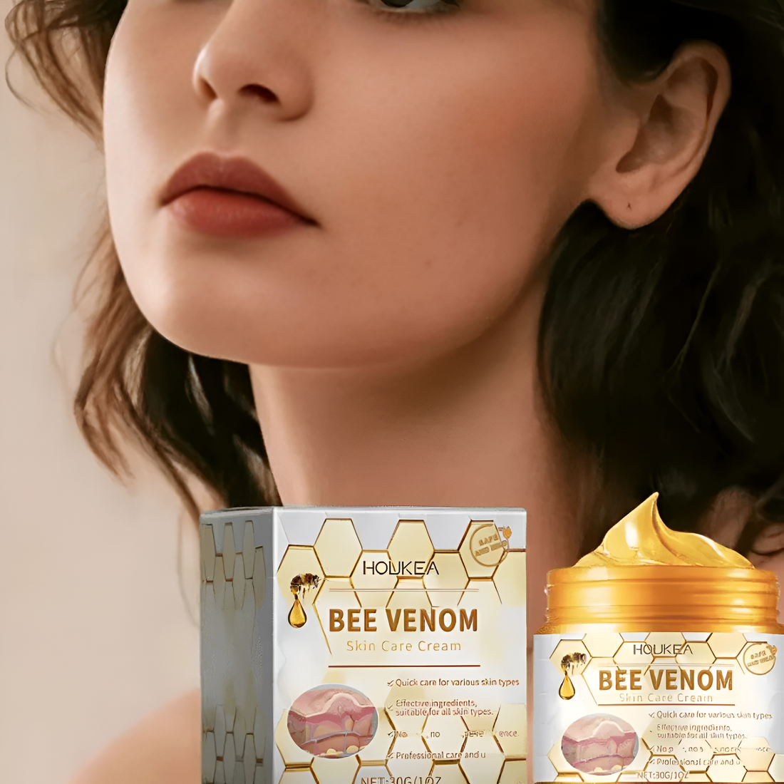 HOUKEA Bee Venom Cream – Anti-Aging