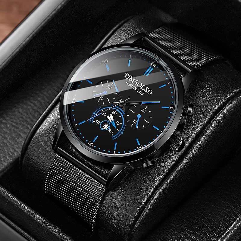 Ultra-Thin Elegant Quartz Watch – Calendar & Luxury Design | Hala Grace