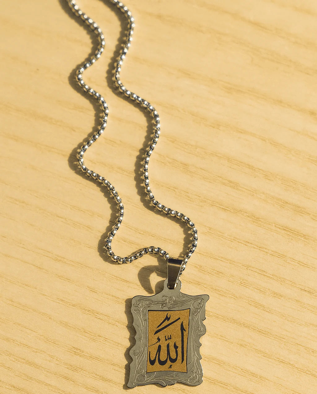 Elegant Allah Pendant for Men| Gold & Silver Pendant