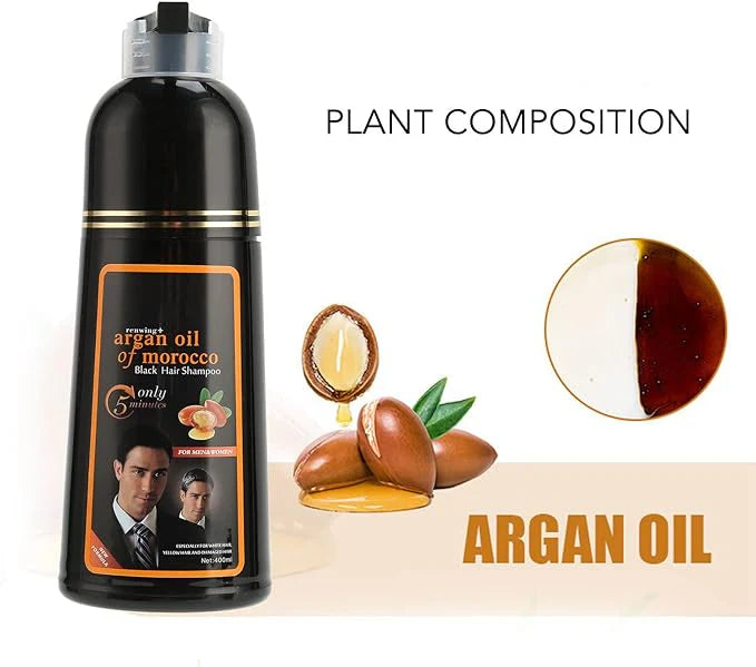 Natural Black Hair Shampoo – Anti-Hair Fall & Darkening Formula | Hala Grace