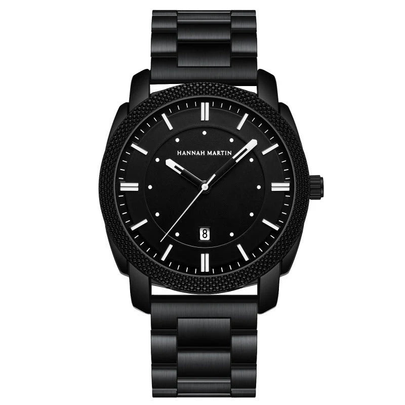 Quartz Men’s Watch – Waterproof Stainless Steel Timepiece | Hala Grace