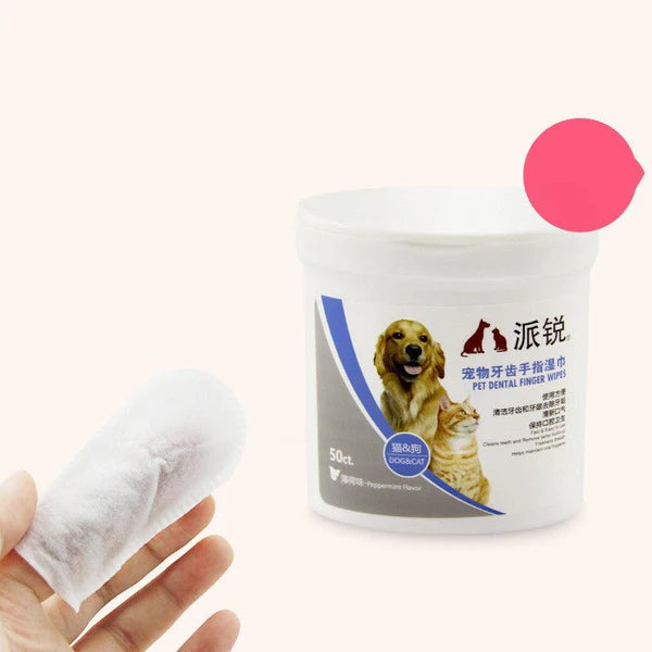 Oral & Dental Cleaning Wipes for Pet Cats and Dogs – Fresh Breath & Hygiene Care | Hala Grace