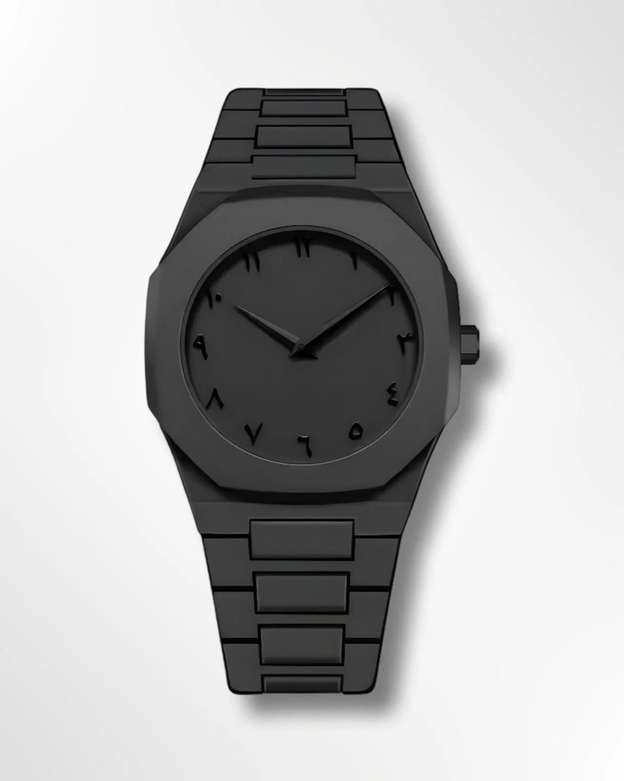 Stainless Steel Arabic Watch – Classic Men’s Timepiece | Hala Grace