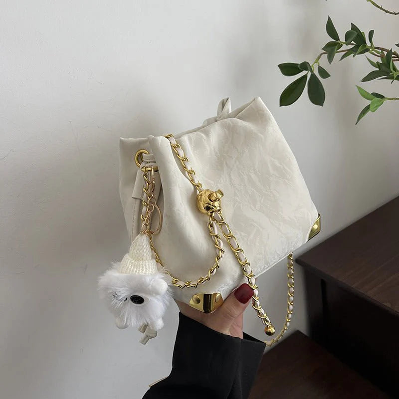 Trendy Women’s Crossbody Bag – Stylish Daily Handbag with Pendant | Hala Grace